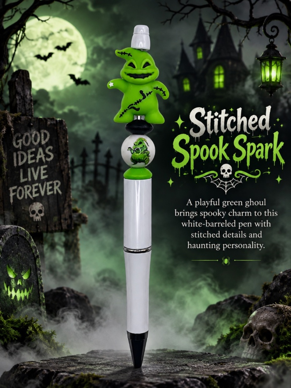 Stitched Spook Spark Pen